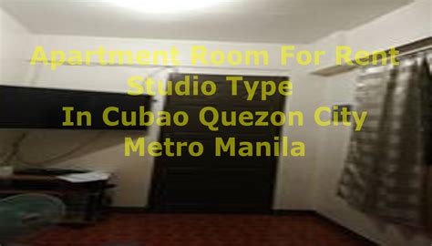 Room For Rent in Cubao, Metro Manila .